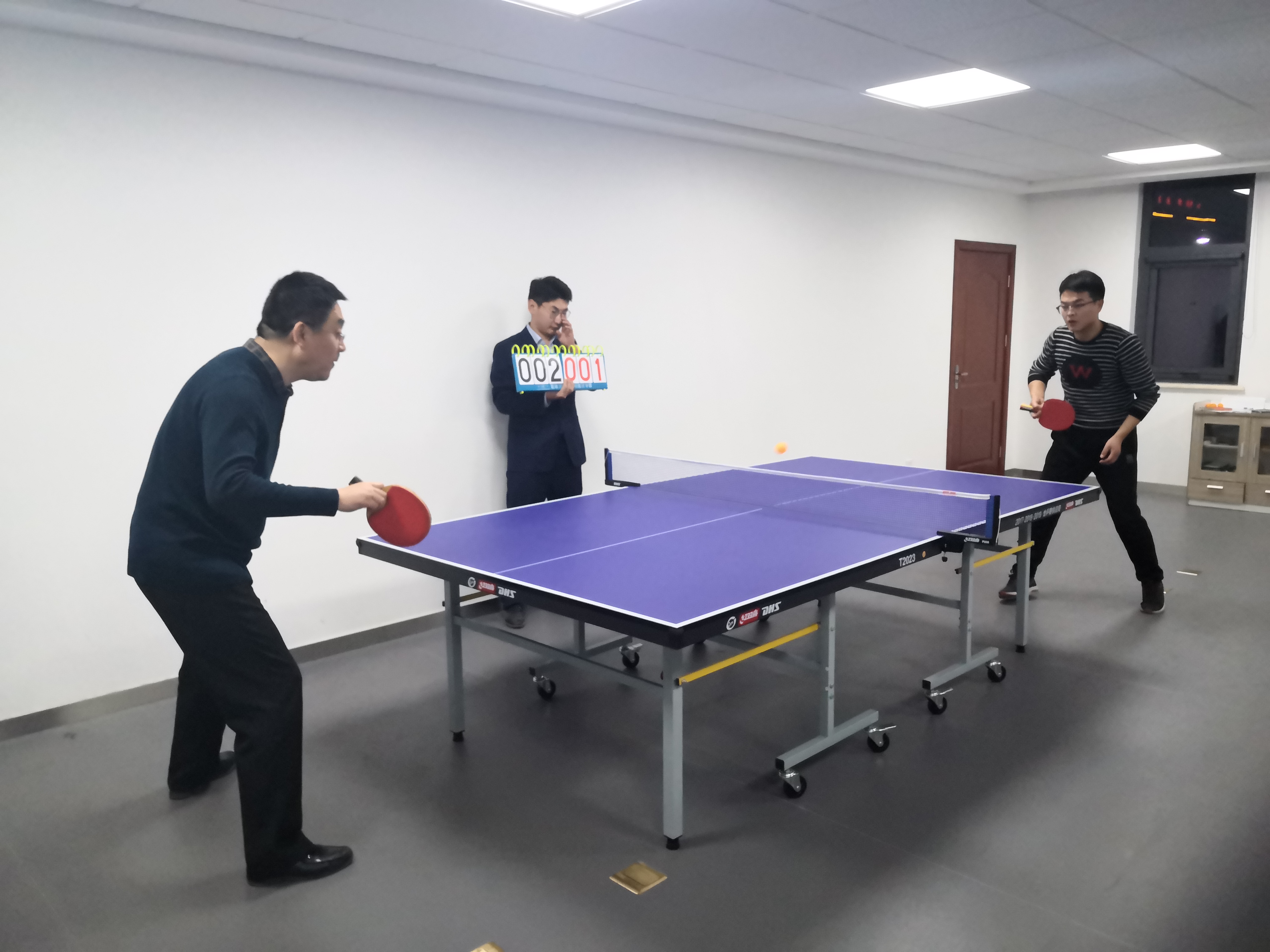 泓源公司舉辦“慶元旦、迎新春”職工乒乓球臺球比賽(圖2)