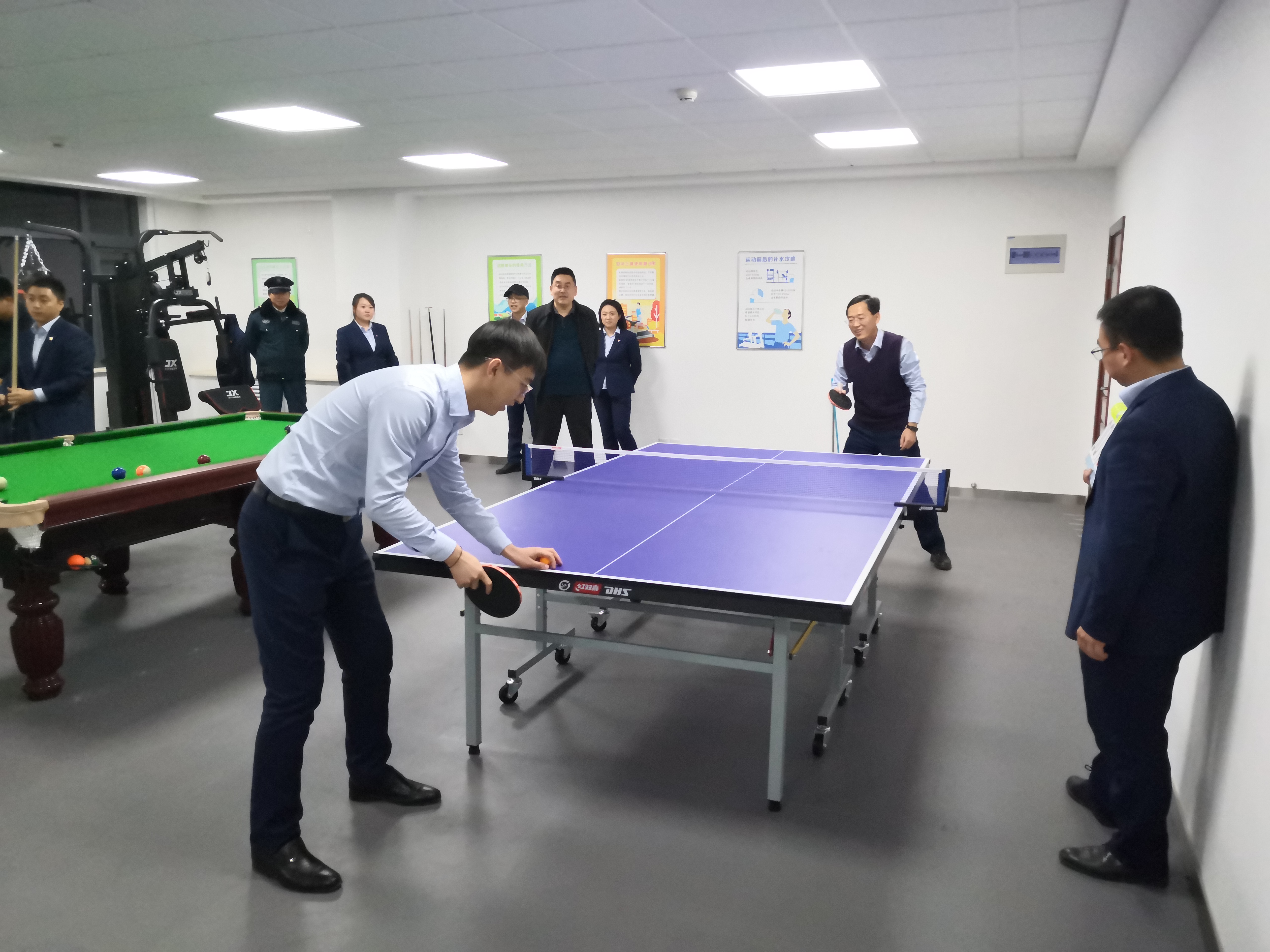 泓源公司舉辦“慶元旦、迎新春”職工乒乓球臺球比賽(圖4)